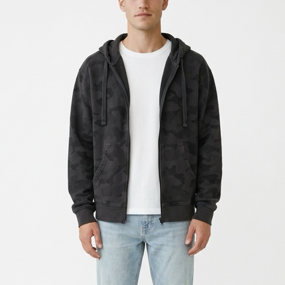 C9 by Champion Dark Gray Camo Hoodie Jacket